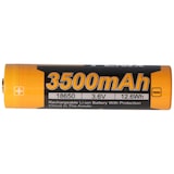 thumbnail of Panasonic 18650 Li-Ion Akku mit 3500mAh und 3facher Schutzschaltung, 68.66x18,4mm