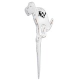 thumbnail of Moritz Steckschild NO! kein Hundeklo groß Verbotsschild aus Gusseisen Hunde Verboten Warnschild NO Dog allowed Schild Gartenschild keine Hundetoilette