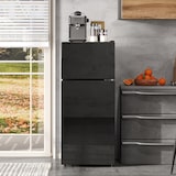 thumbnail of Merax Kühlschrank 92L mit Gefrierfach, Kühl-Gefrierkombination, 64L + 28L, 138 kWh/Jahr, 45 dB, schwarz