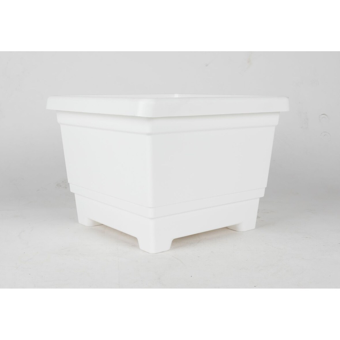 Blumenkübel weiß Blumenkasten Pflanzkübel Blumentopf Pflanztopf Weiß