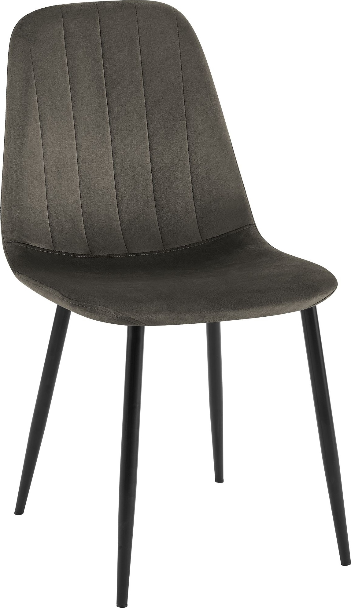 CLP Esszimmerstuhl Baxter Samt Metall HBT: 88x45x54 cm anthrazit
