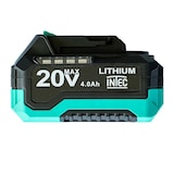 thumbnail of Paquete de baterías de litio de 4 Ah + cargador INTEC de 20 V - Alcance y carga rápida
