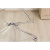 thumbnail of Lot de 2 chaises en polycarbonate, solides et légères, monobloc, design contemporain et raffiné, pour séjour et bureaux, intérieur – ASTRA/Marron