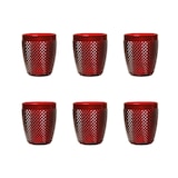 thumbnail of Excelsa lot de 6 verres 40 cl Diamond plastique 40 cl rouge