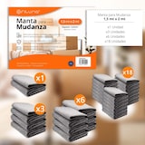 thumbnail of Manta para Mudanza, 1,5 x 2 MT, Protege Tus Muebles de Golpes y Traslados, Manta Reutilizable, Manta Mudanza, 3,6mm de Espesor - Ofituria (1 ud)