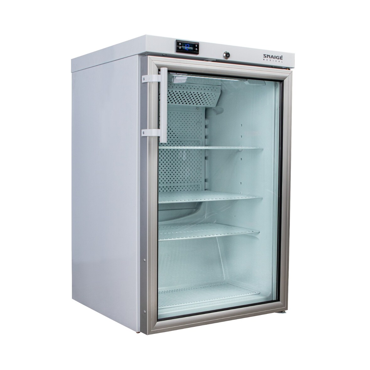 Medikamentenkühlschrank Laborkühlschrank Apotheken-Kühlschrank Glastür +2/+8°C 130L