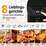 thumbnail of GOURMETmaxx Heißluft-Fritteuse Digital 4,5l 1400W schwarz + CH-Stecker