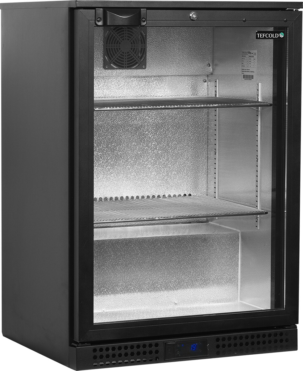TEFCOLD Backbar-Kühlschrank BA16H 125l Schwarz