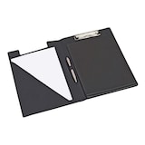 thumbnail of Porte-bloc à rabat Rillstab A4 similicuir noir, RI98850