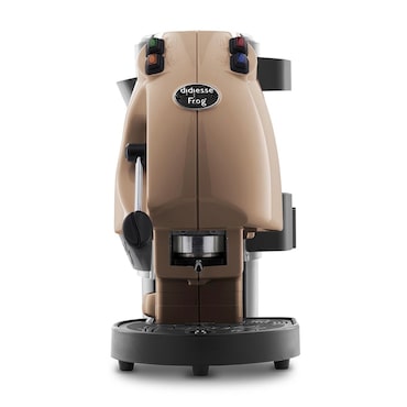 Didiesse Frog Revolution Nocciola – Macchina caffè a cialde ESE 44 mm, corpo metallo/termoplastica, 22x32x40 cm, 650W, porta accessori