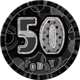 thumbnail of Partyset 50. Geburtstag Jubiläum Geburtstagsdeko Deko schwarz silber Party Dekoration Set Mann