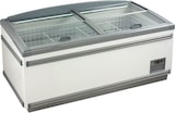 thumbnail of KLIMAITALIA Statische Insel mit geneigtem, flachem Glas. Vertikale Öffnung. LED-Beleuchtung. Automatisches Auftauen. Temperatur -18°C/-21°C. IGLOO18