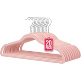 thumbnail of Percha Terciopelo | Color Rosa | Antideslizantes y Resistentes | Perchas para Ropa | Diseño Elegante | 20 Unidades |