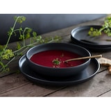 thumbnail of CreaTable Uno Black Tellerset 12-tlg Steinzeug