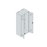 thumbnail of C+P Aufbewahrungs Doppel-Spind Classic PLUS, 2 Abteile, 4 Fachböden, HxBxT 185x80x50cm, Zylinderschloss, Hellgrau/Rot von PROREGAL