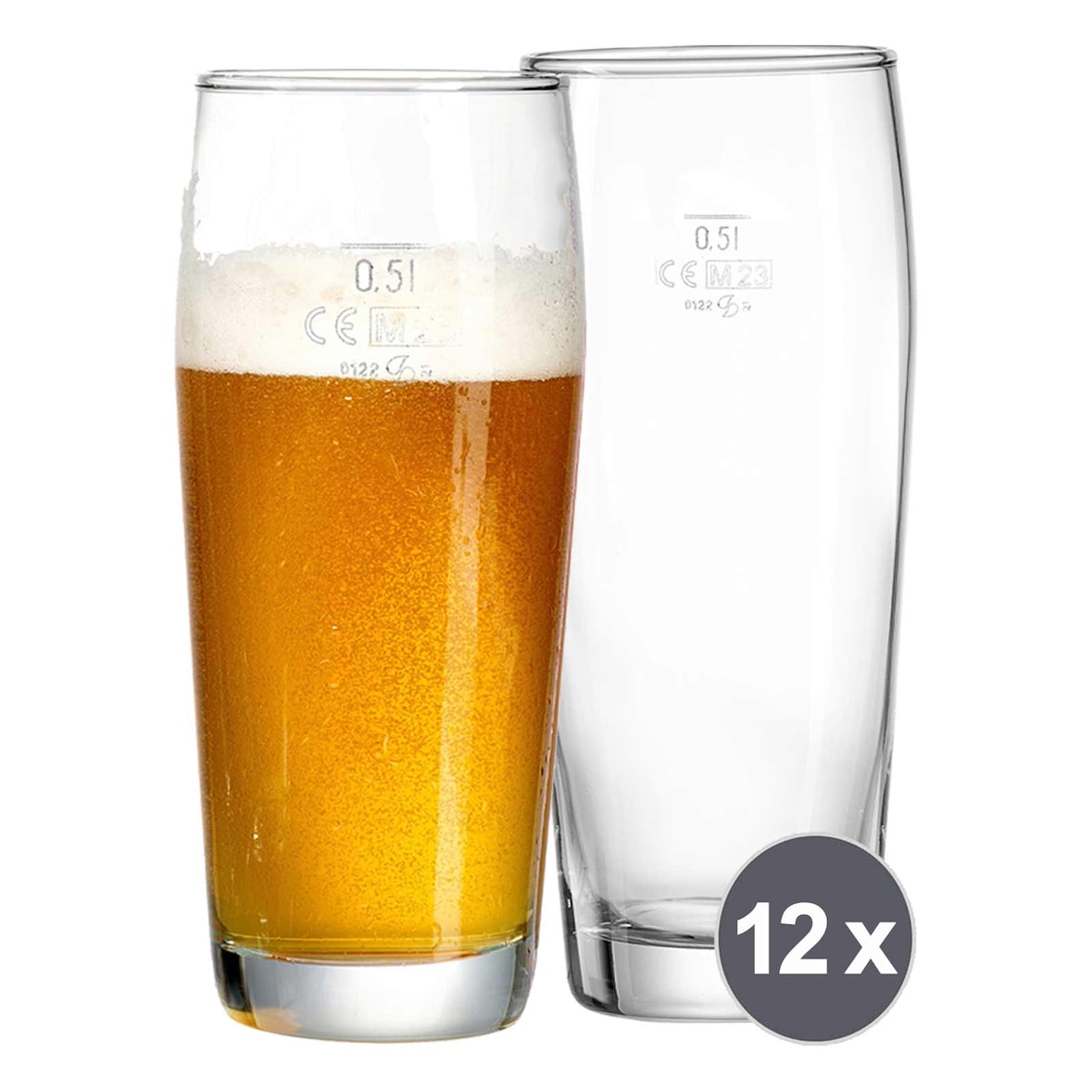 Ritzenhoff & Breker Willi Bierglas 0,5 Liter 12er Set