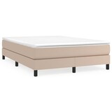 thumbnail of vidaXL Boxspringbettgestell Cappuccino-Braun 140x190 cm Kunstleder