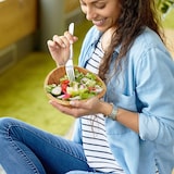 thumbnail of Relaxdays Salatschüssel, Bambus, oval, HxBxT: 8 x 20 x 18 cm, Servierschüssel für Salat, Snacks, Obstschale, natur