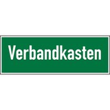 thumbnail of Rettungszeichen, Wortschild Verbandkasten - 210x74 mm Folie selbstklebend