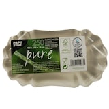 thumbnail of PAPSTAR 250 Schalen, Pappe "pure" oval 10,5 cm x 17,5 cm x 3 cm weiss