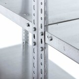 thumbnail of PROREGAL Fachbodenregal Schraubsystem | Grundregal | HxBxT 200x100x80cm | 5 Ebenen | Fachlast 350 kg | Beidseitig nutzbar | Lichtgrau