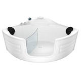 thumbnail of Pool Badewanne Eckwanne Wanne S70-EH 150x150cm mit Tür Walk-in-Pool
