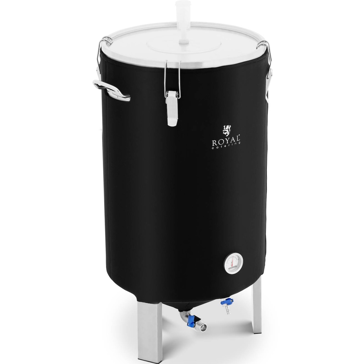 Royal Catering Fermentatore conico - 70 L - 0 - 40 °C - Acciaio inox - Con rivestimento isolante