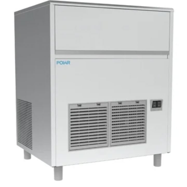 Máquina de gelo em spray de 85 Kg, depósito de 40 Kg, bomba de drenagem, 1 KW, 220 V - MONO