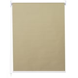 thumbnail of Rollo HWC-D52, Fensterrollo Seitenzugrollo Jalousie, 60x160cm Sonnenschutz Verdunkelung blickdicht ~ beige
