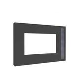 thumbnail of Dmora Wohnzimmermöbel Donatello, TV-Wohnzimmer-Set, Mehrzweck-Wohnzimmermöbel mit Vitrine und LED-Licht, 100% Made in Italy, cm 260x30h180, Anthrazit