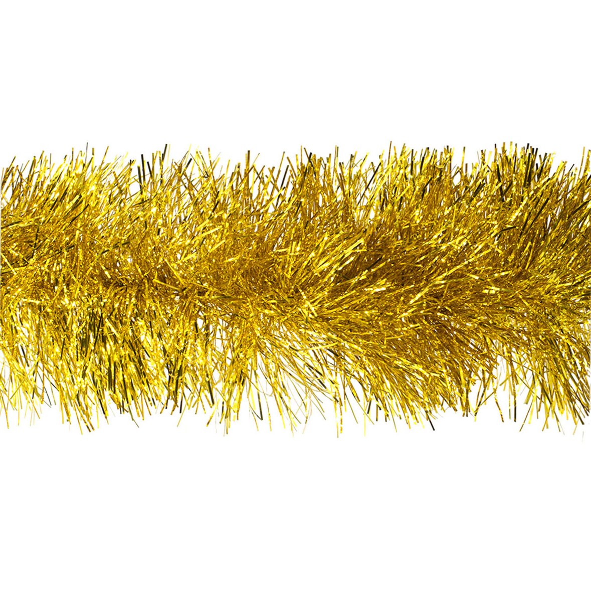 3m Weihnachtsgirlande 15cm Lametta Girlande Baumgirlande Weihnachtsdeko uni gold