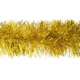 thumbnail of 3m Weihnachtsgirlande 15cm Lametta Girlande Baumgirlande Weihnachtsdeko uni gold