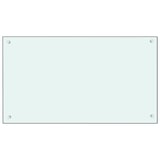 thumbnail of vidaXL Küchenrückwand Weiß 90x50 cm Hartglas