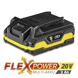 thumbnail of TROTEC Zusatz-Akku Flexpower 20V 2,0 Ah Ersatzakku Kombi Akku PGSS | PWLS | PAGS | PIWS uvm.