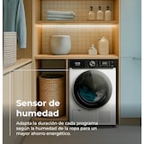 thumbnail of EVVO Secadora 10 kg bomba de calor Nature SR10, Clase energética E, AirWash, Sensor de humedad, Antiarrugas, Inicio diferido, blanca