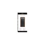 thumbnail of Securit® Ardoise murale "Long" - Bois finition marron foncé laqué - Kit de montage inclus - 56x150cm