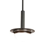 thumbnail of Pendelleuchte 5-fl. "Bollique" 4196ZW Schwarz + Rauchglas
