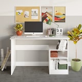 thumbnail of WellHome Sena - Schreibtisch aus Spanplatte mit Melaminbeschichtung 120x74x50 cm in Weiß