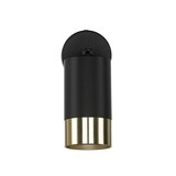 thumbnail of Wandspot ANDREW Schwarz Gold Aluminium 1x GU10 bis 35W | LE109697