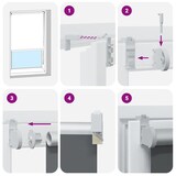 thumbnail of vidaXL Rolgordijn verduisterend 165x150 cm stofbreedte 161,6 cm beige