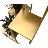 thumbnail of DanDiBo Blumentreppe Metall Gold 82 cm Pflanzentreppe Blumenständer 96505 Blumensäule Modern Pflanzenständer Blumenhocker