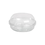 thumbnail of ECOLOMIQUE - 50 Pcs - Pot Deli PET transparent avec couvercle dôme - 125 ml, Diam: 10 cm, Hauteur: 4,8 cm - ECO210DELICO4