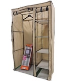 thumbnail of Armadio guardaroba in tessuto con ripiani Basic