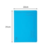 thumbnail of Exacompta 48100E 25x Aktenmappen mit Beschriftungsfeld und abgerundeten Ecken aus Recycling Karton 290g Foldyne Forever - A4 - Farben sortiert