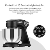 thumbnail of KLAMER Küchenmaschine 1800W, Knetmaschine mit 6 Liter Edelstahl Schüssel, 10 Geschwindigkeitsstufen mit Timer, Rührbesen, Knethaken, Schneebesen und …