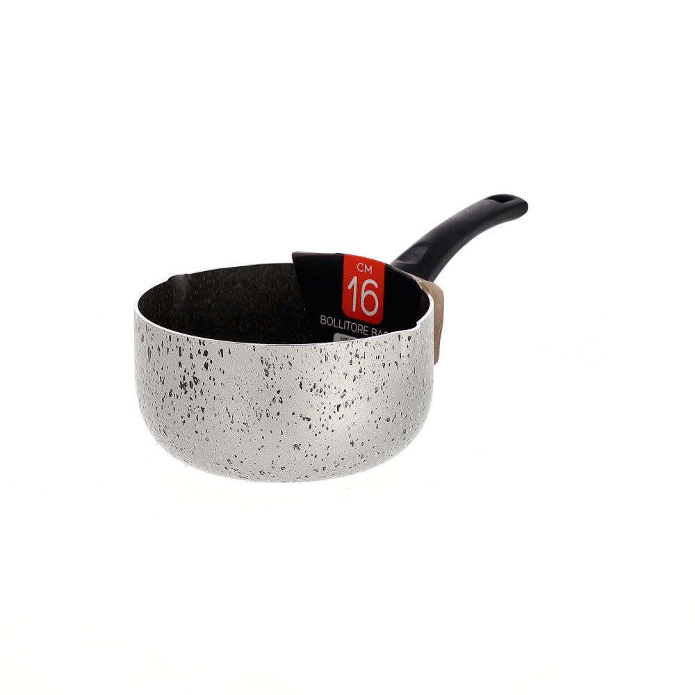 Mamù waterkoker, antiaanbaklaag, gemakkelijk in gebruik, aluminium, PFOA-vrij, krasbestendig, Ø 16 cm