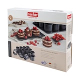 thumbnail of Plaque pâtisserie 12 mini moules ronds amovibles Zenker Black Metallic