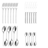 thumbnail of 24-teiliges Besteck BETTINA aus Edelstahl 18/10, hochglanz-poliert. Messer aus Klingenstahl.