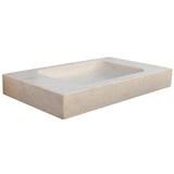 thumbnail of Acquaio in marmo bianco  L89xPR52xH13 cm  alta qualità artigianale design elegante