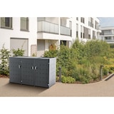 thumbnail of 3er Mülltonnenverkleidung Nelli anthrazit